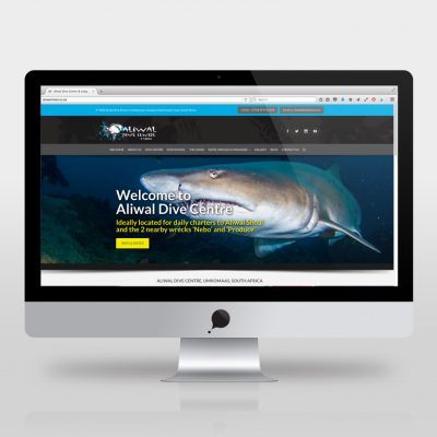 fishNET advertising Portfolio - Website Development - Aliwal Dive Centre