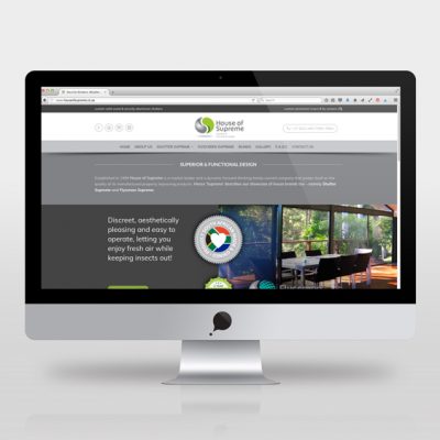 fishNET advertising Portfolio - Website Development - House of Supreme